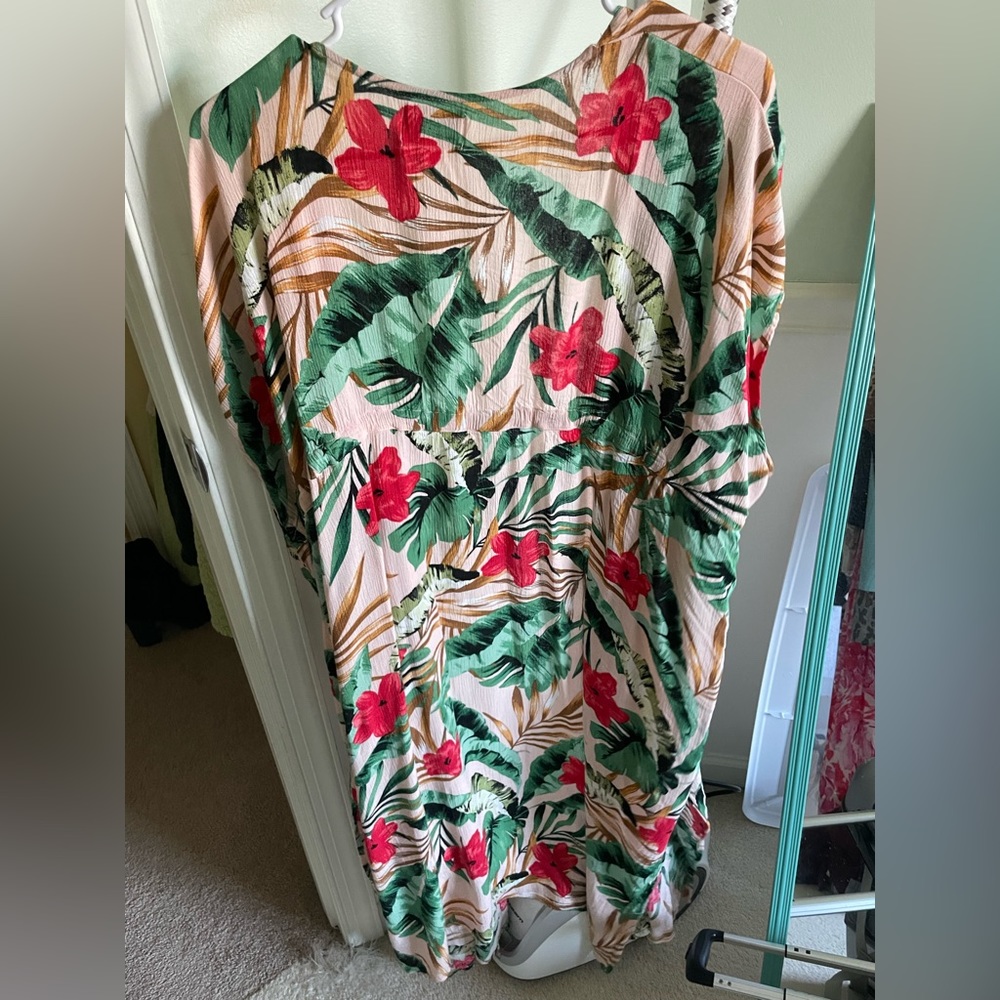 Floral Shaw/ cover up - Picture 2 of 3